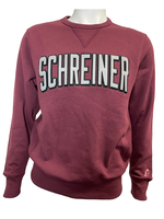 League League Schreiner Maroon Crew Sweatshirt