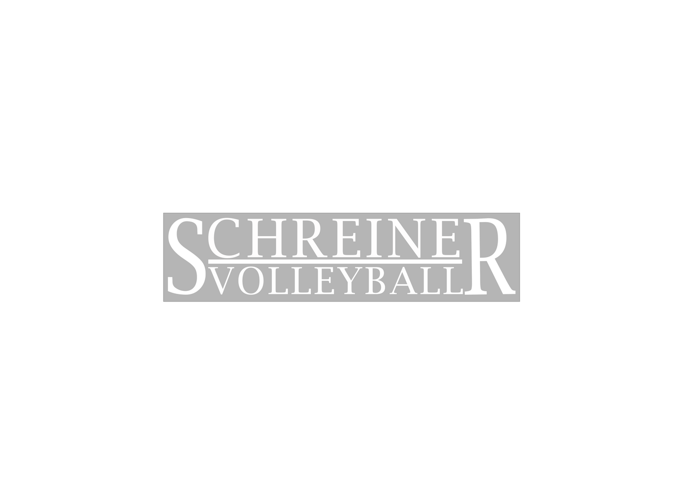 Schreiner Volleyball Decal