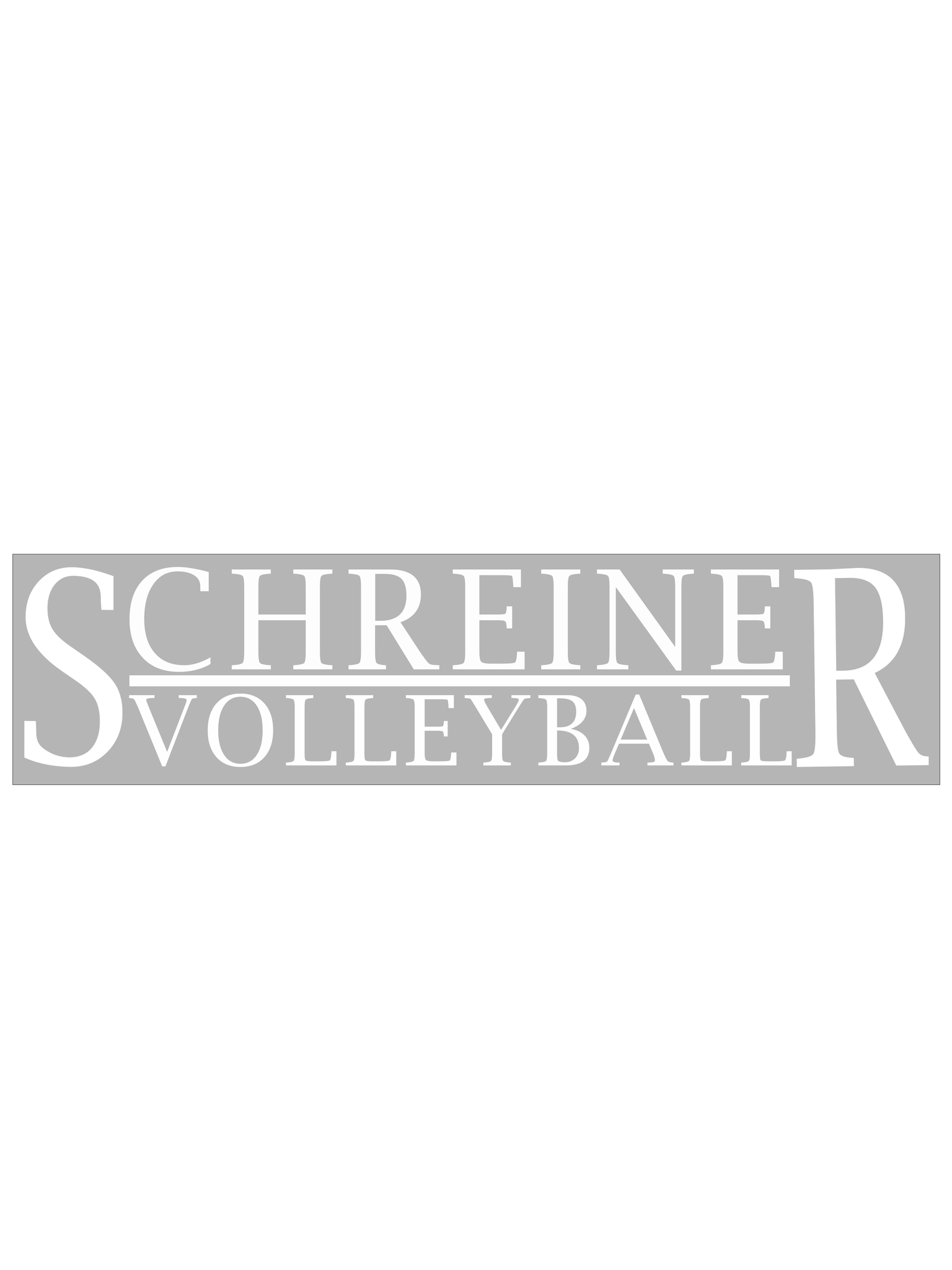 Schreiner Volleyball Decal