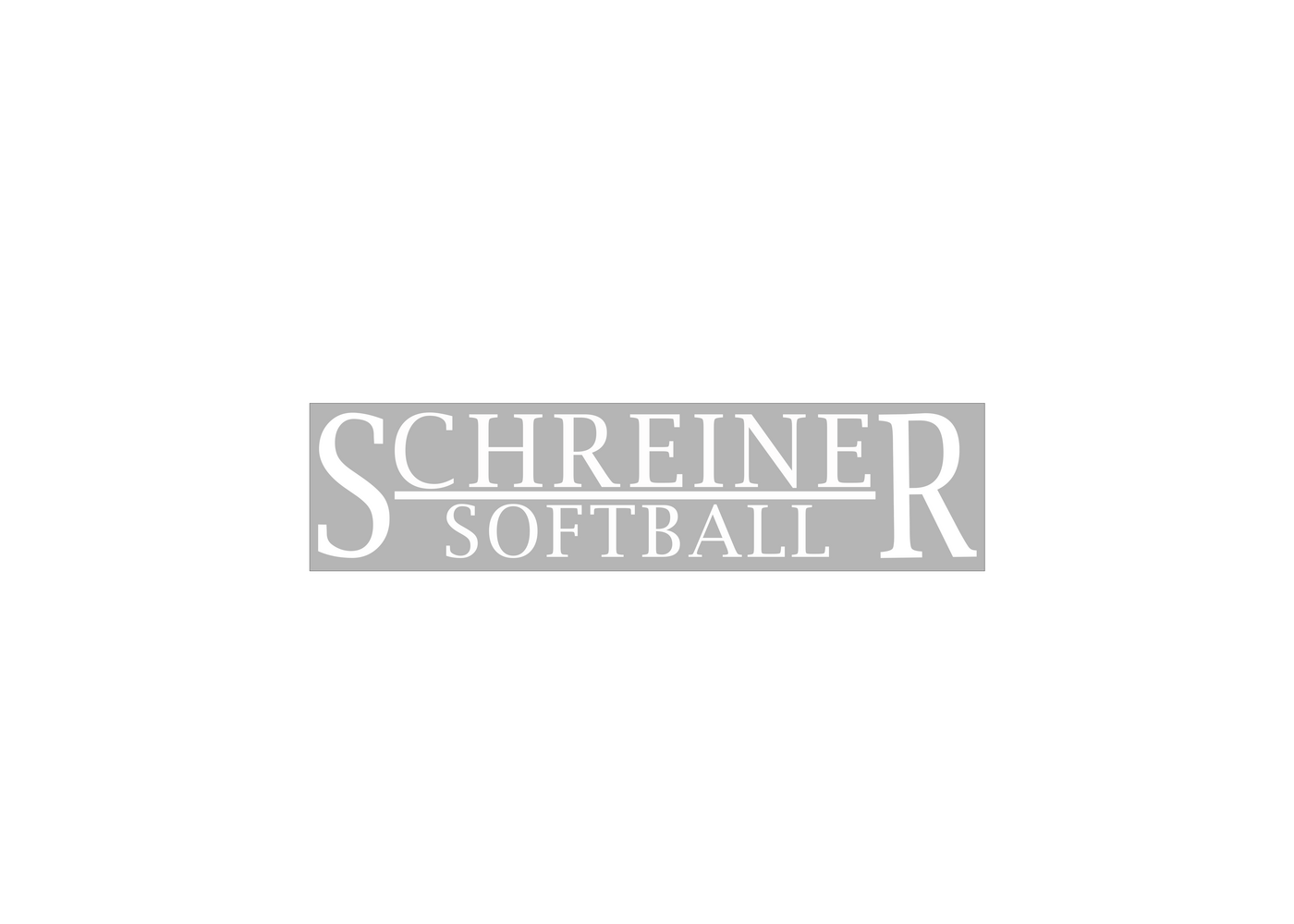 Schreiner Decal Softball