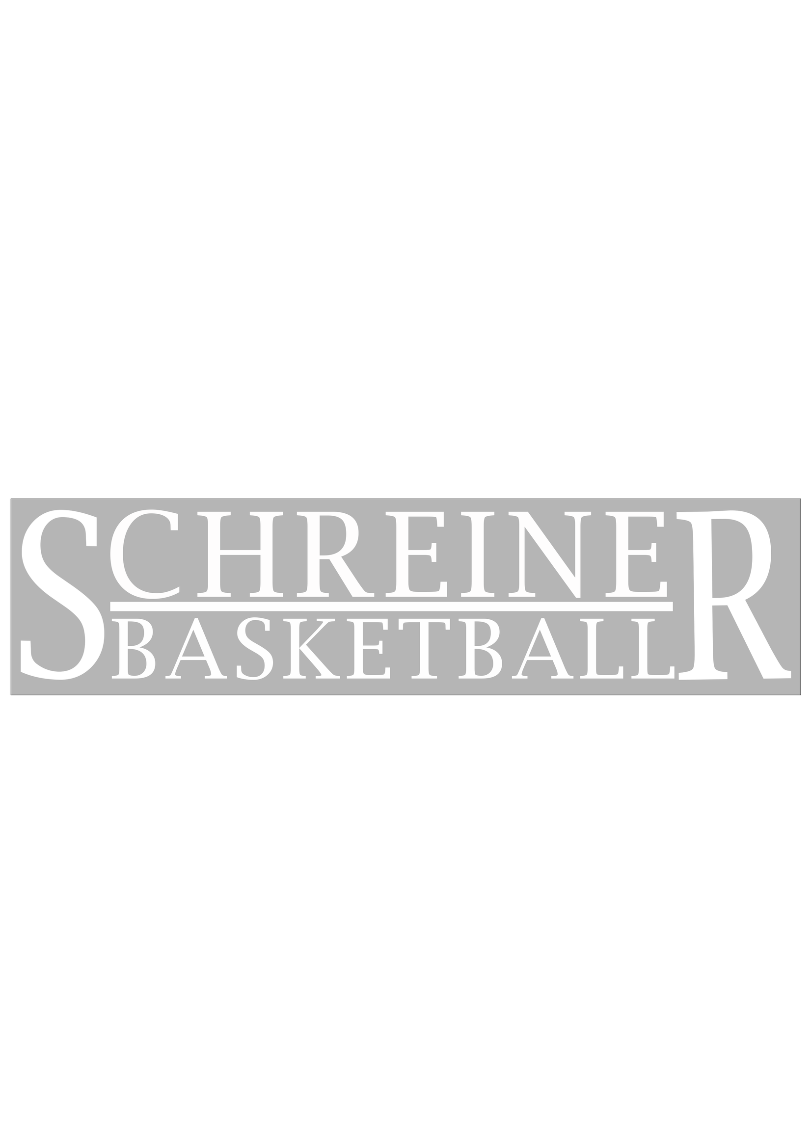 Schreiner Basketball Decal
