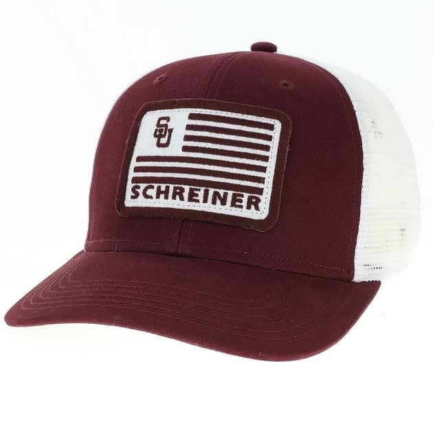 League Legacy Schreiner Flag Trucker Hat