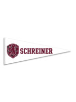 University Blanket and Flag Schreiner Tartan Shield Monty Pennant