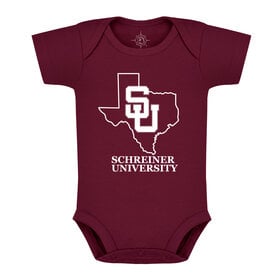 Creative Knitwear Schreiner Texas SU Onesie (Newborn - 12mo)