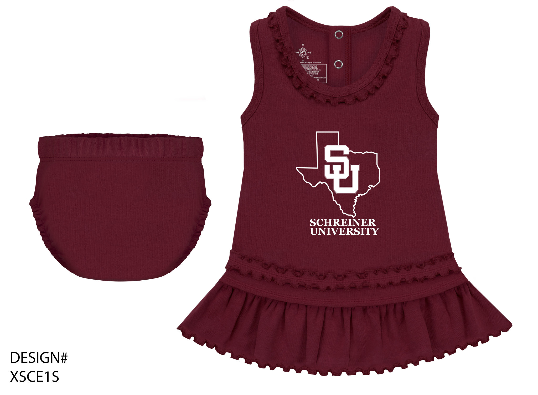 Schreiner Texas Ruffle Dress with Bloomers - Schreiner Outfitters ...