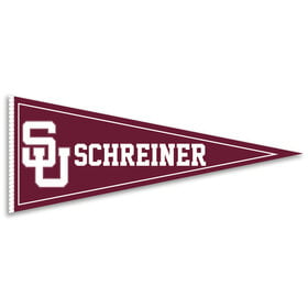 University Blanket and Flag Schreiner University Pennant 12x30"