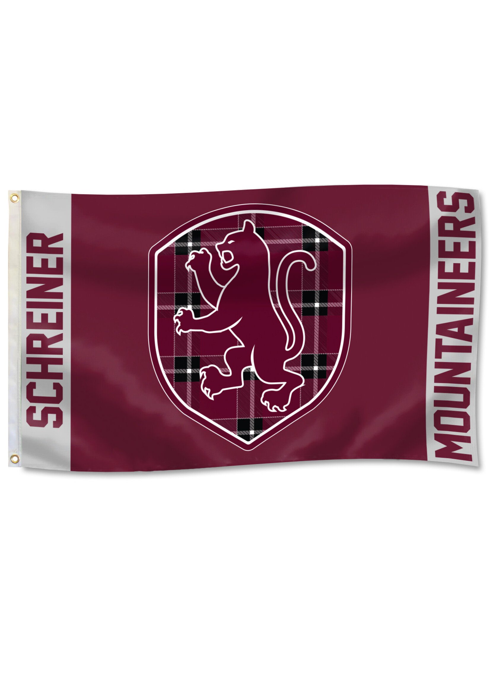 University Blanket and Flag Schreiner Tartan Shield Flag 3x5'