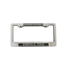  Schreiner Metal License Plate Kerrville Texas