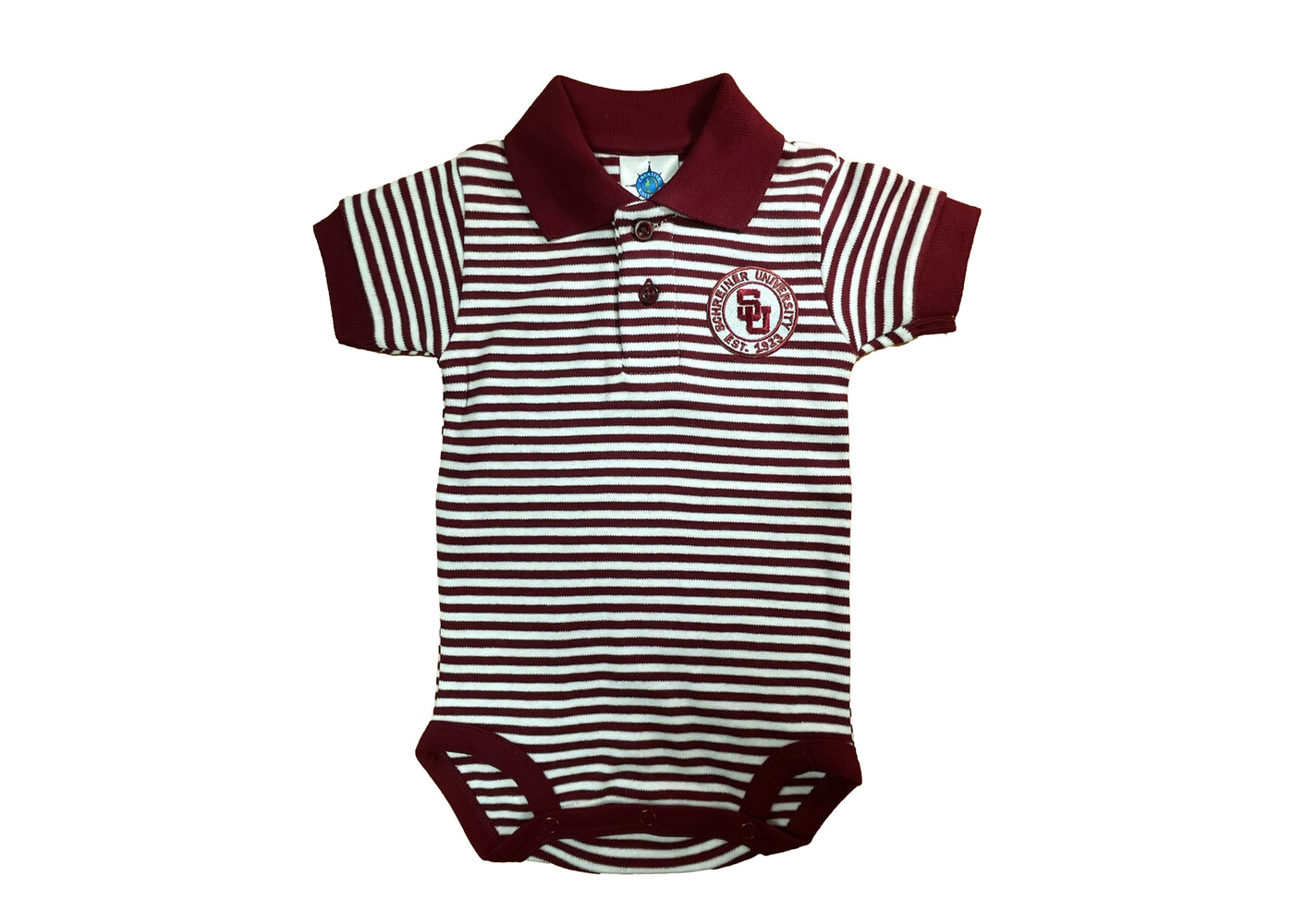 Creative Knitwear Schreiner Polo Striped Onesie