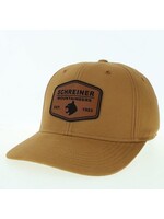 Legacy Legacy Schreiner Mid Pro Snapback Leather Patch Hat