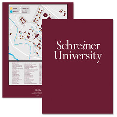 Jardine Schreiner University Folder with Campus Map