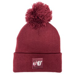 LogoFit Schreiner Satin Lined Knit Hat with Pom