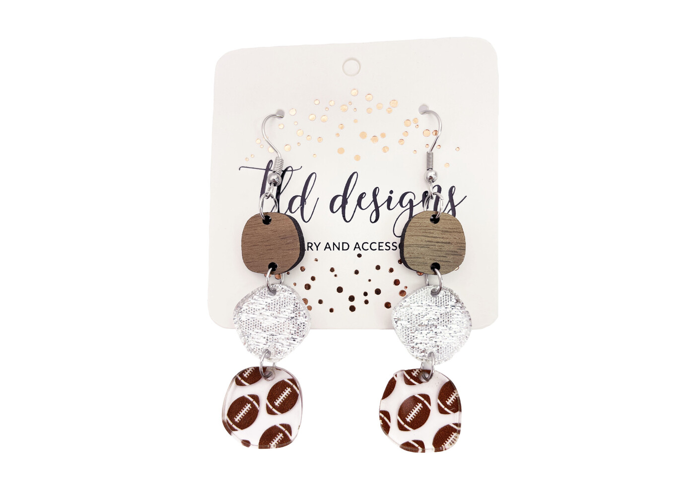 TLD Designs TLD Designs Schreiner Football Dangle