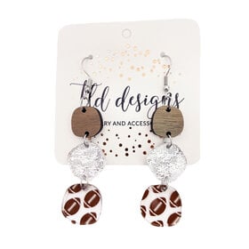 TLD Designs TLD Designs Schreiner Football Dangle