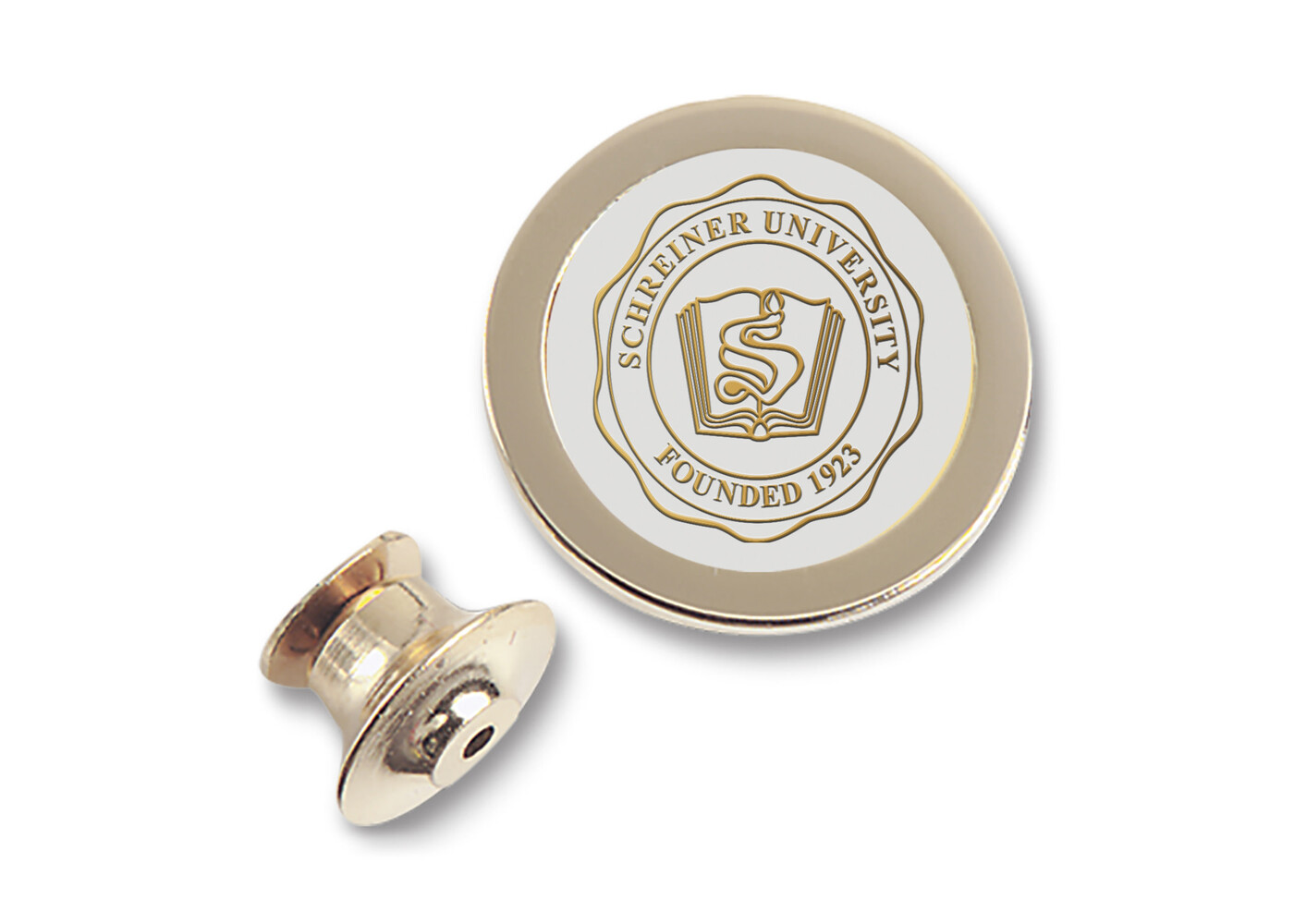 CSI Schreiner Gold Plated Lapel Pin with Seal