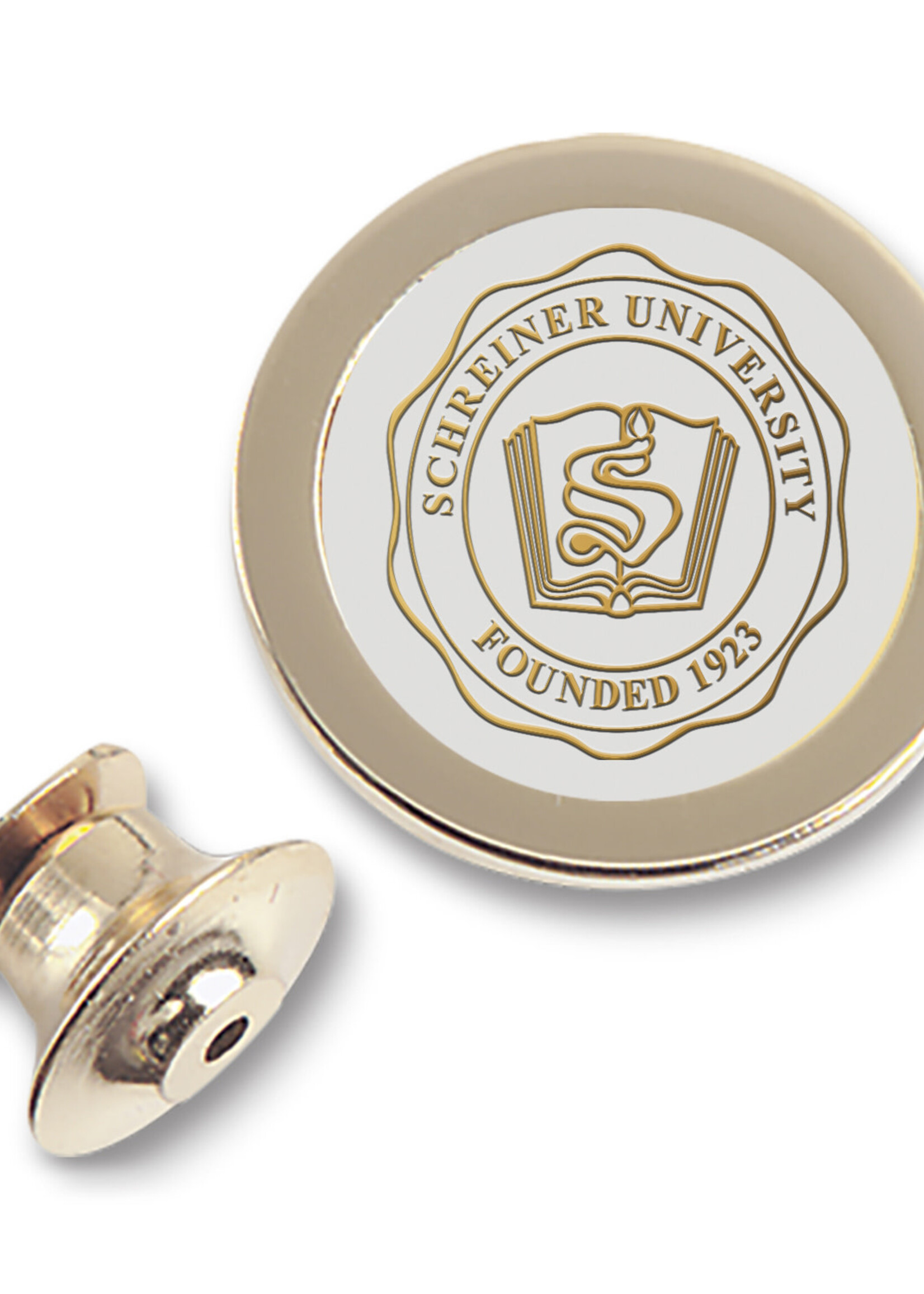 CSI Schreiner Gold Plated Lapel Pin with Seal