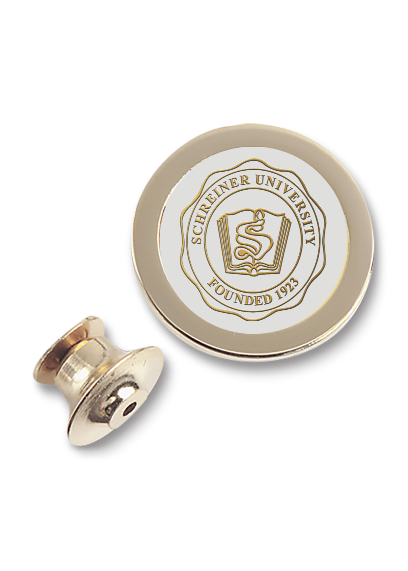 CSI Schreiner Gold Plated Lapel Pin with Seal