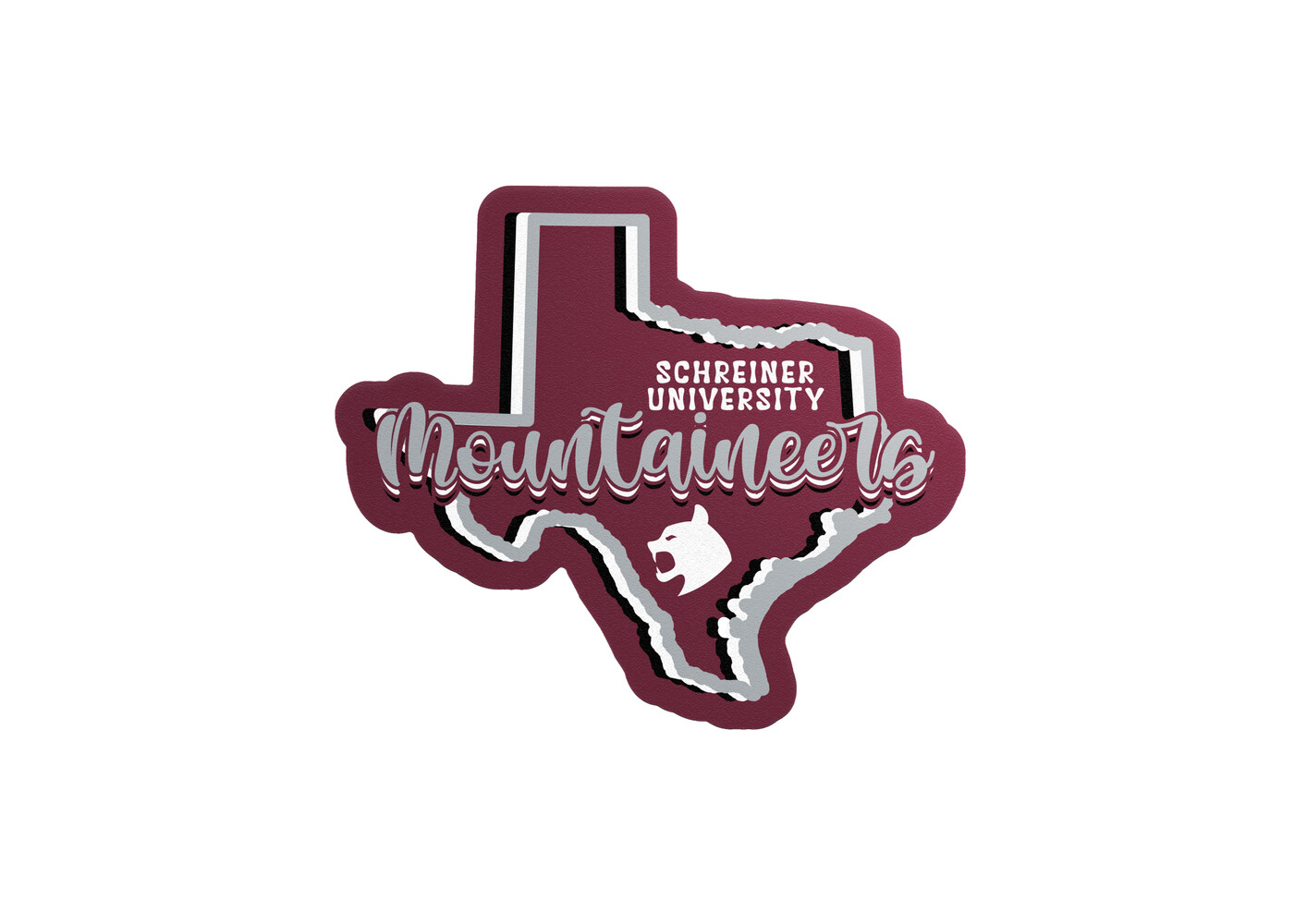 Schreiner State of Texas Mountaineers Sticker