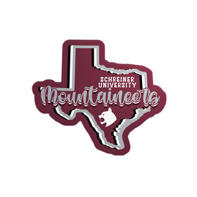  Schreiner State of Texas Mountaineers Sticker