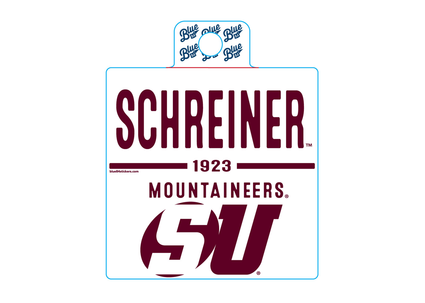 Blue 84 Blue 84 Schreiner Patrician Sticker
