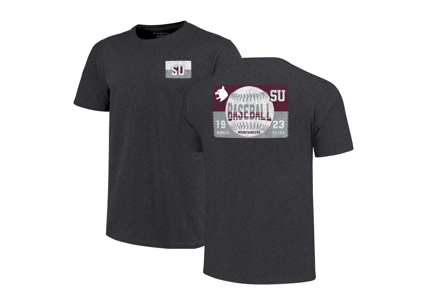 Image One Schreiner Baseball Ticket Tee