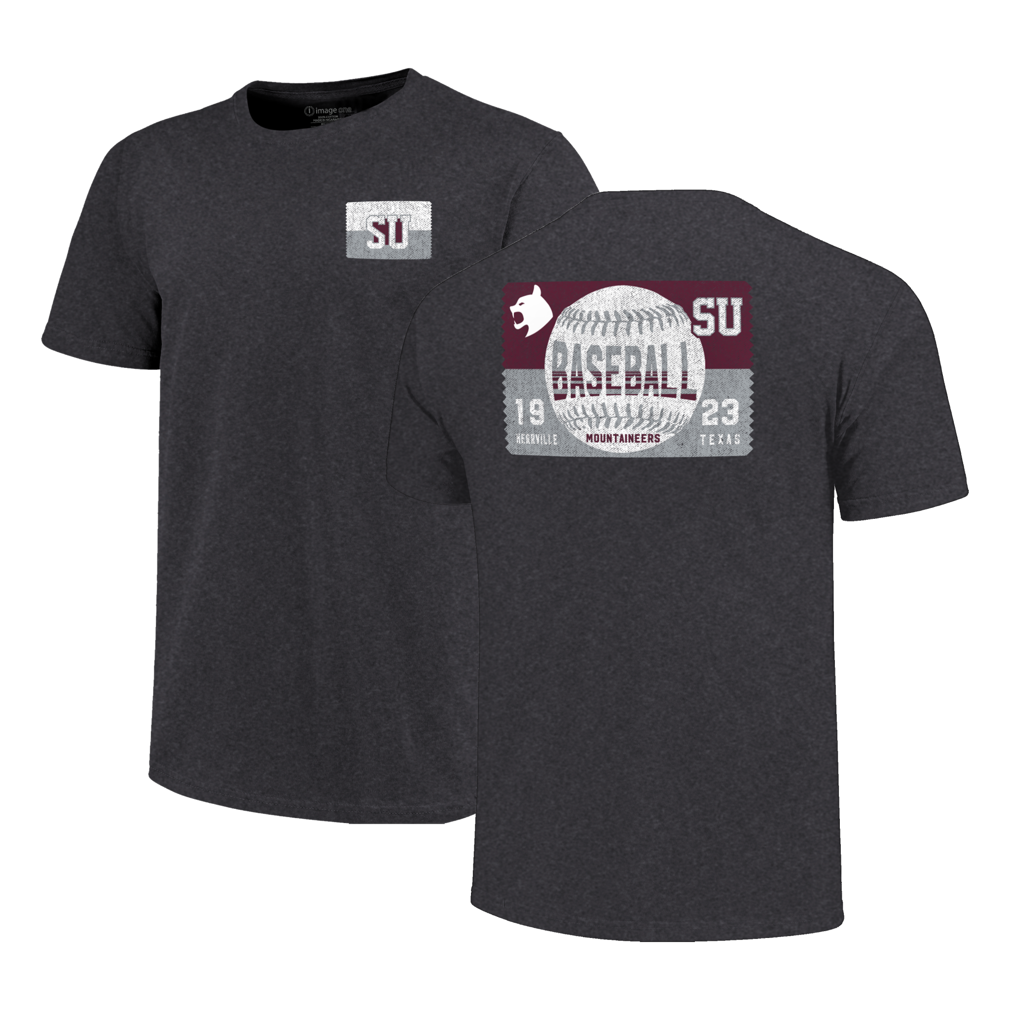 Image One Schreiner Baseball Ticket Tee