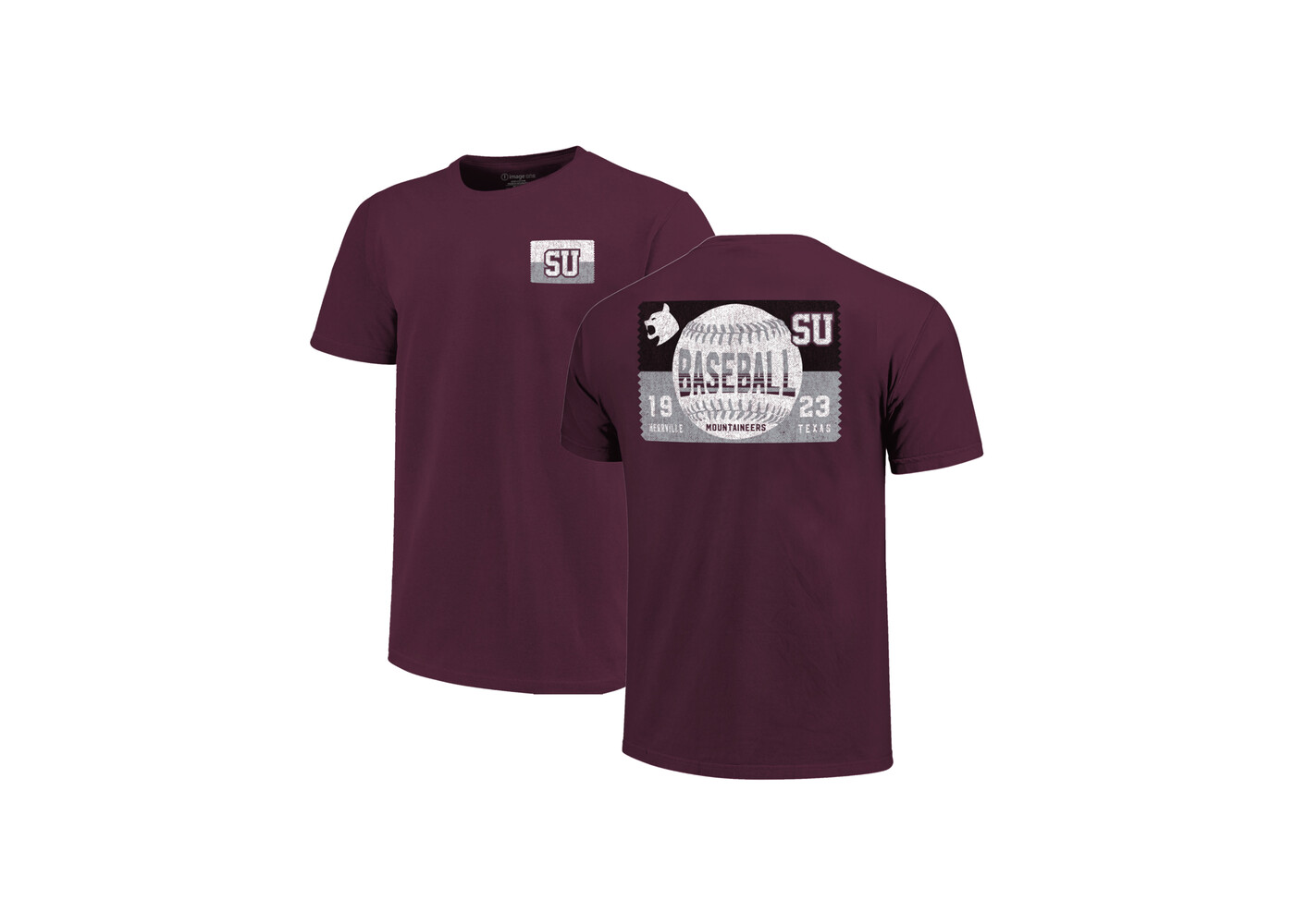 Image One Schreiner Baseball Ticket Tee