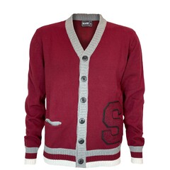 Barbarian Sports Wear Bruzer Schreiner Varsity Cardigan