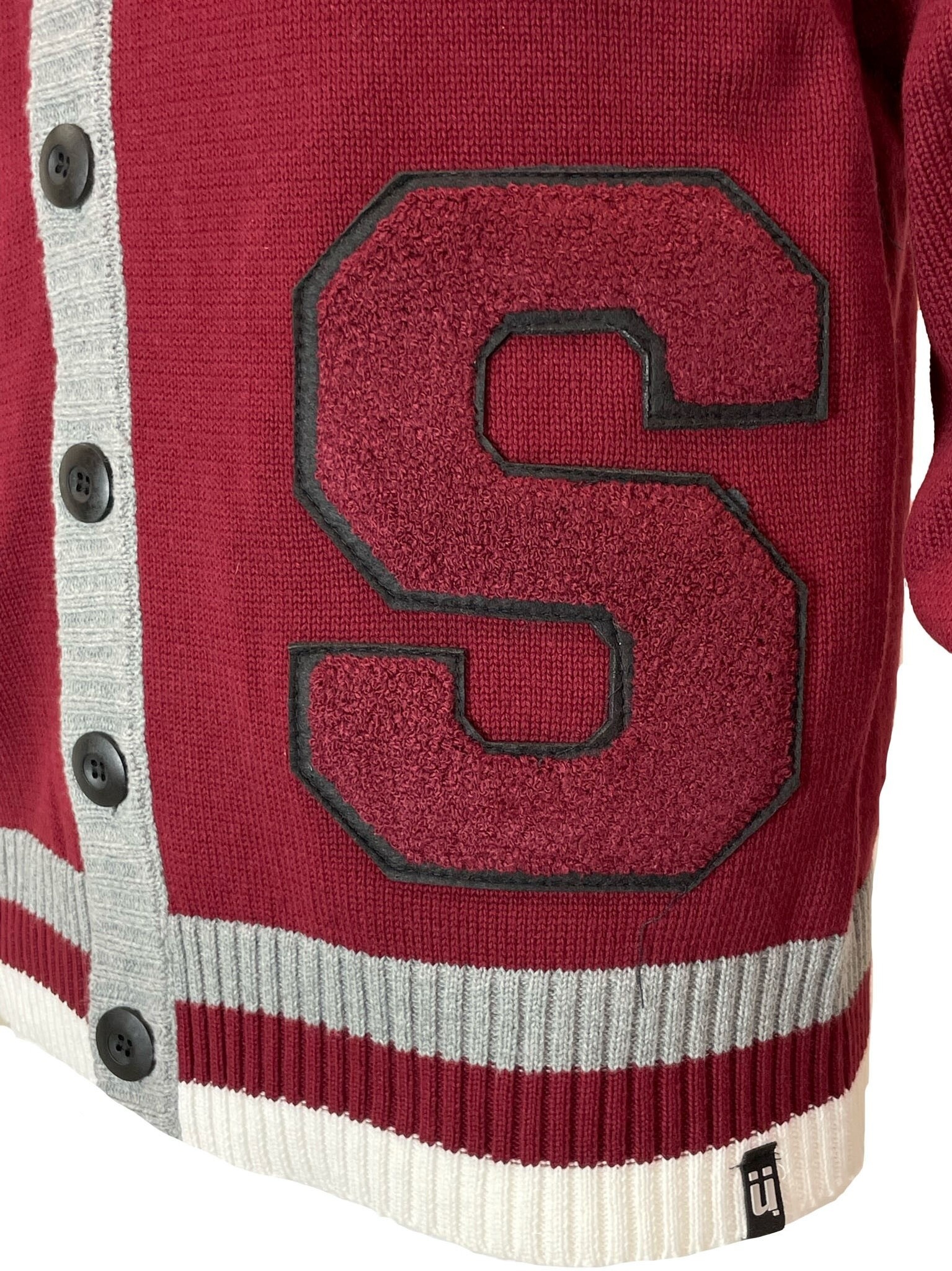 Barbarian Sports Wear Bruzer Schreiner Varsity Cardigan