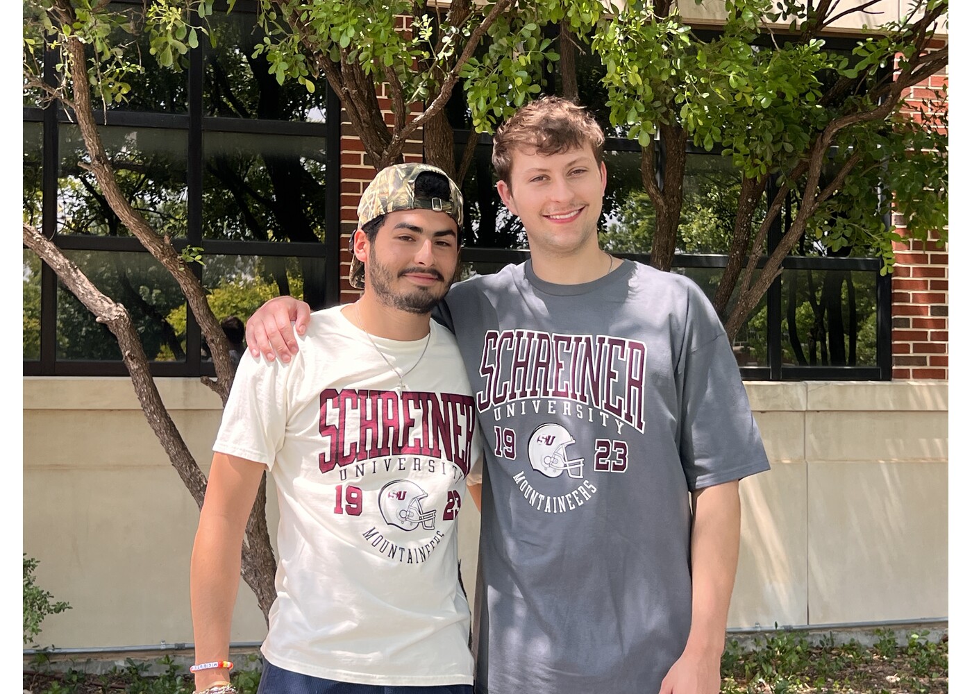 Blue 84 Blue 84 Schreiner Football Helmet Tee