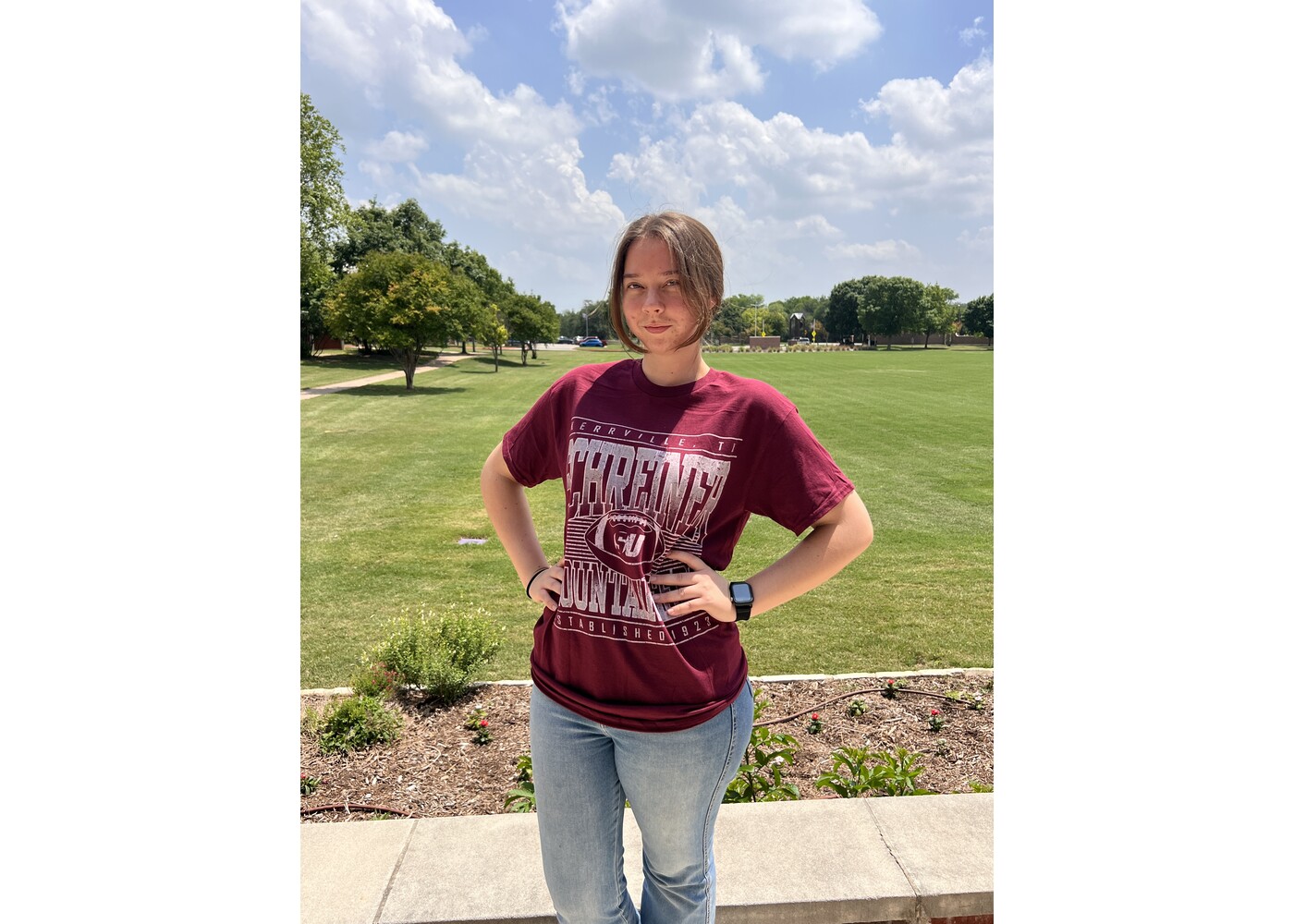 Blue 84 Blue 84 Schreiner Football Tee 2.0