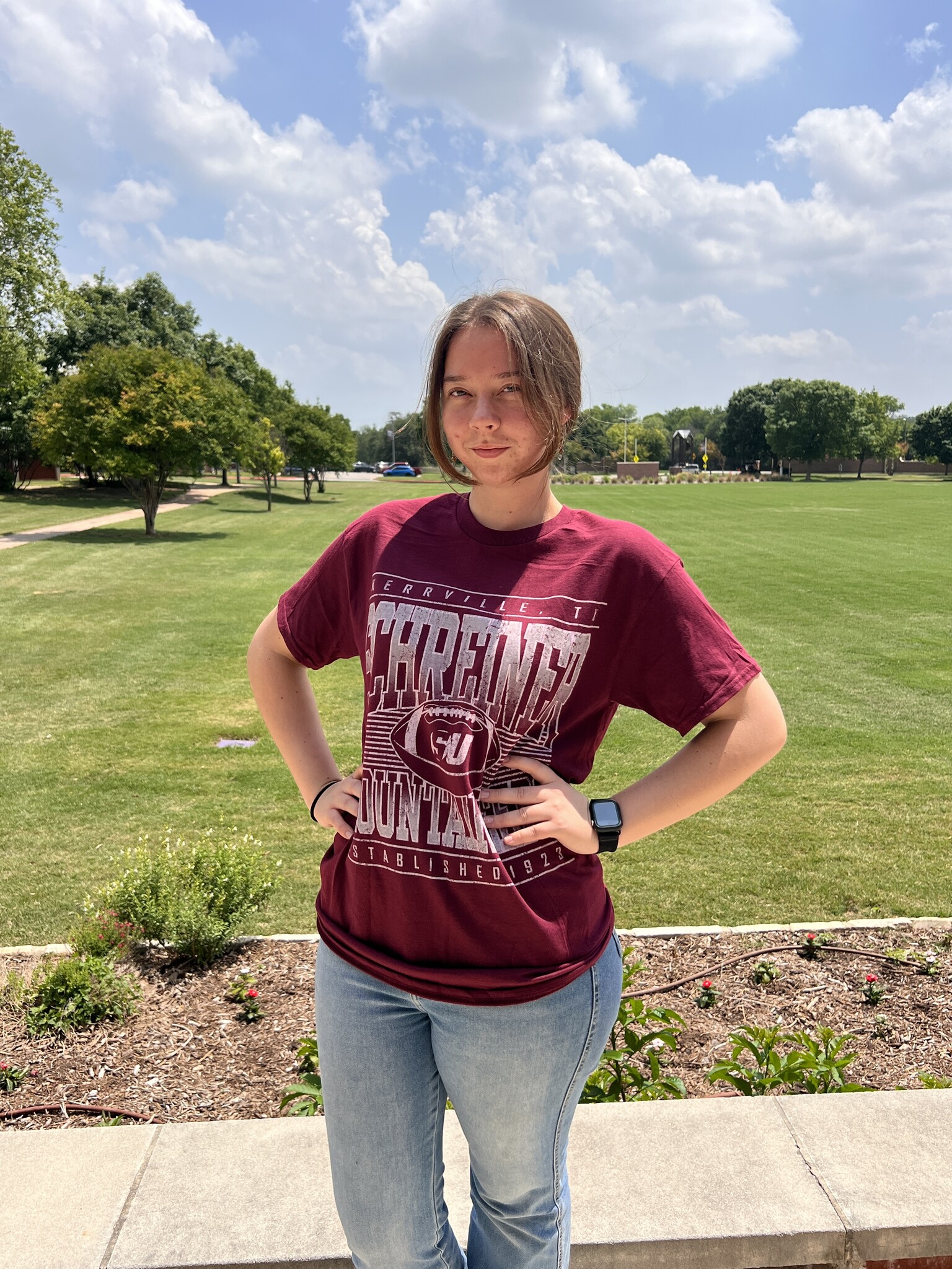 Blue 84 Blue 84 Schreiner Football Tee 2.0