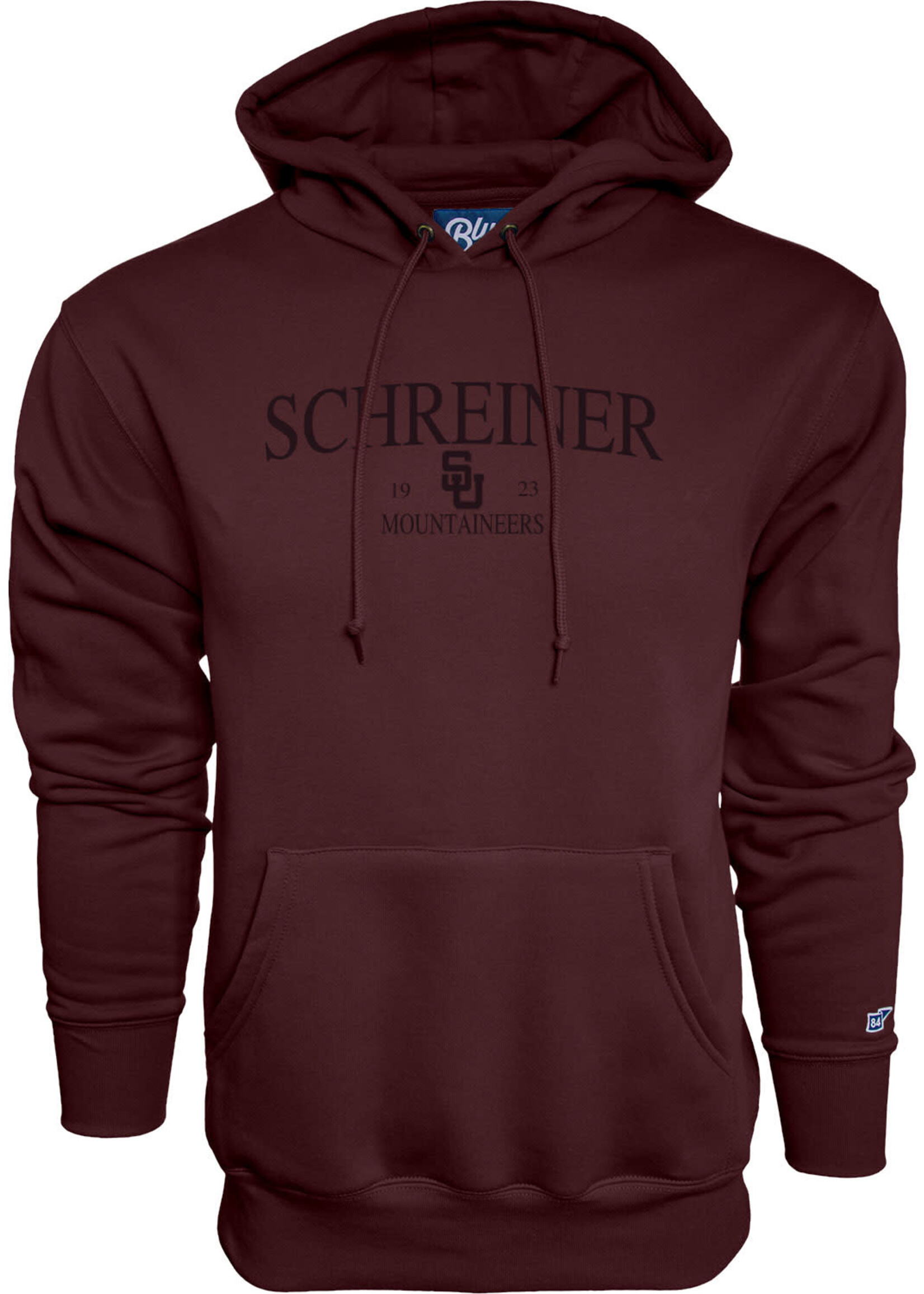Blue 84 1923 Embroidered Hoodie Maroon