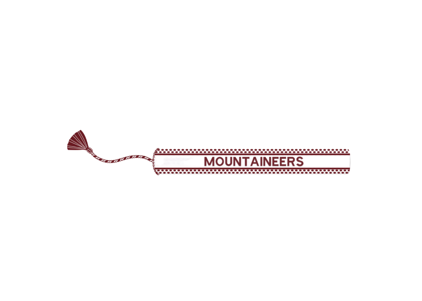 Fan Glam Schreiner Mountaineers Woven Tassel Bracelets