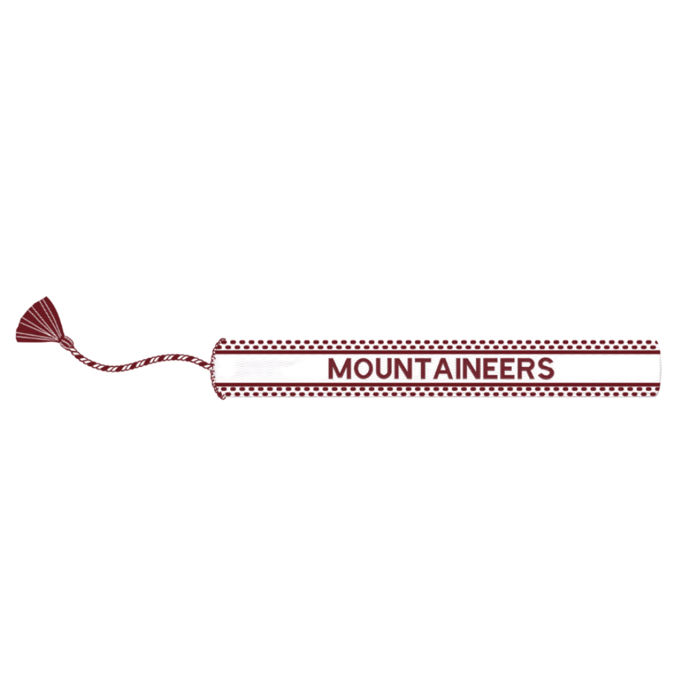 Fan Glam Schreiner Mountaineers Woven Tassel Bracelets