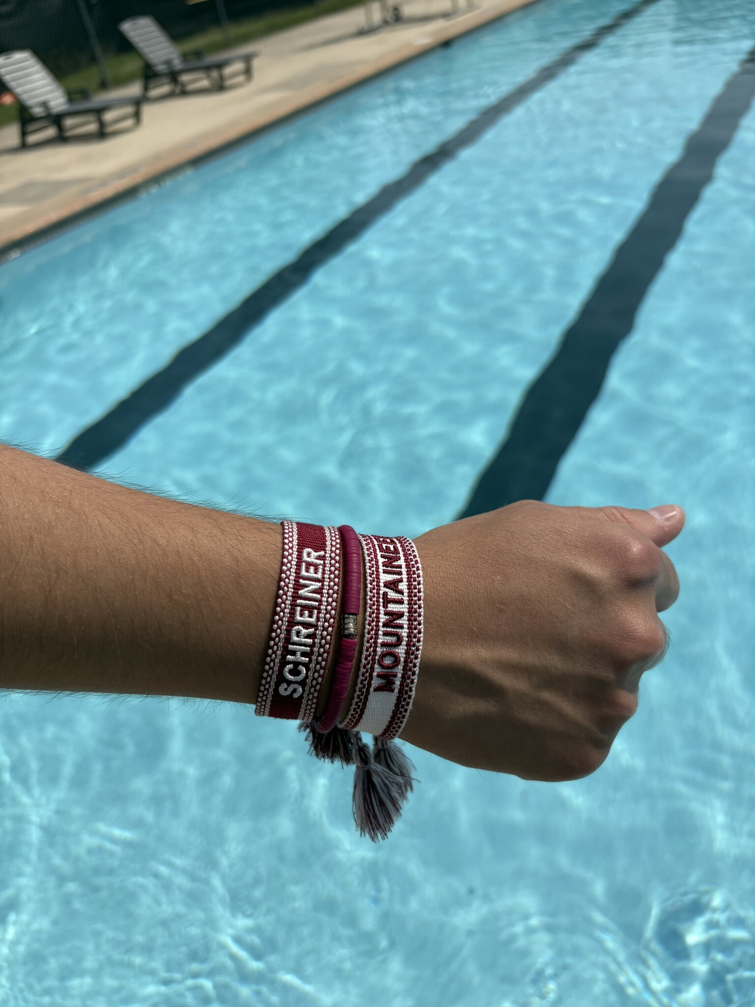 Fan Glam Schreiner Mountaineers Woven Tassel Bracelets