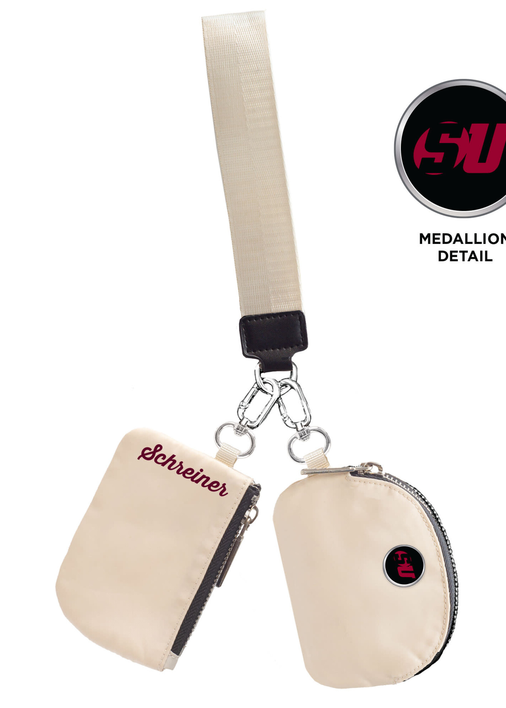 Schreiner Key Strap with Dual Purses