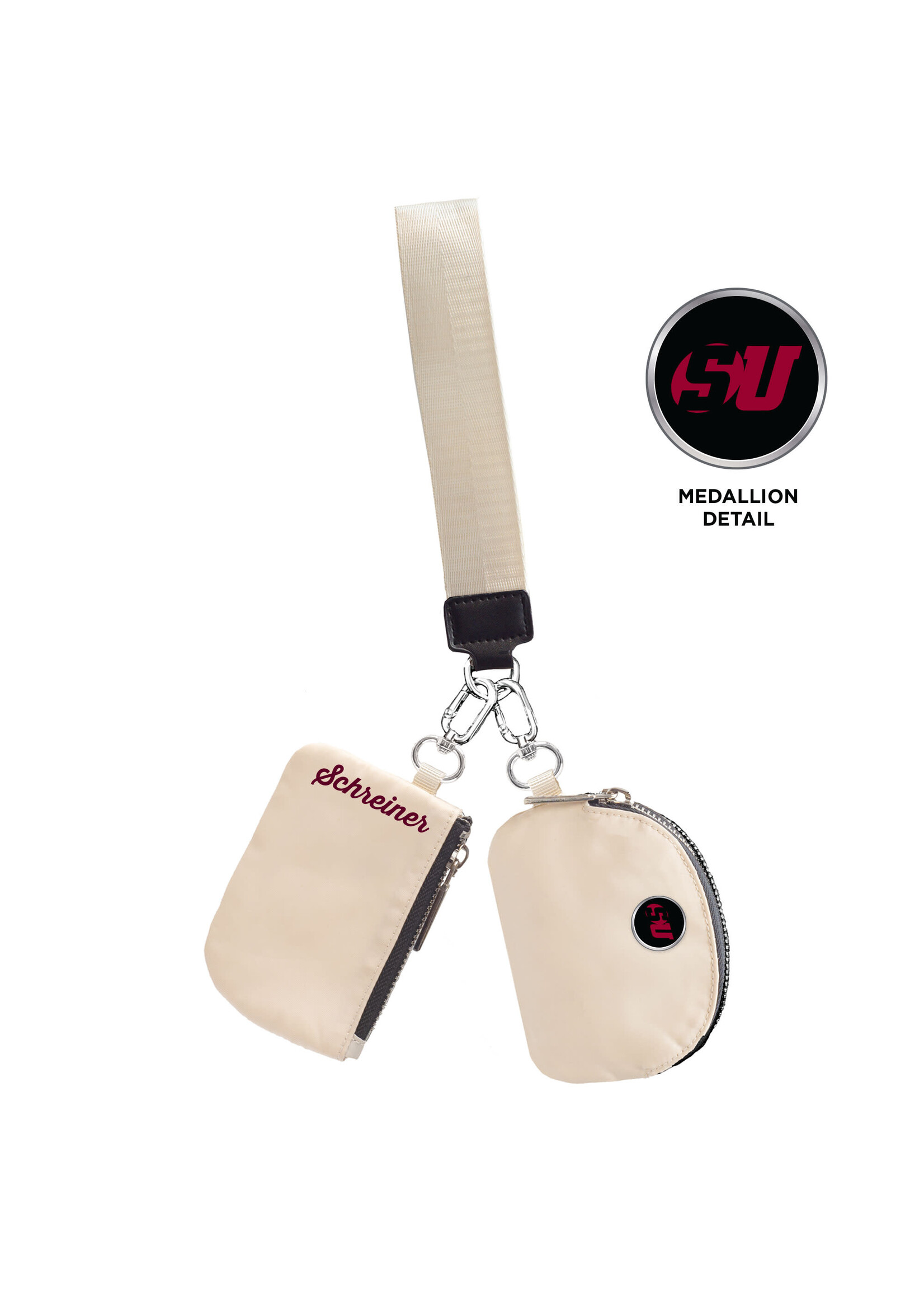 Schreiner Key Strap with Dual Purses