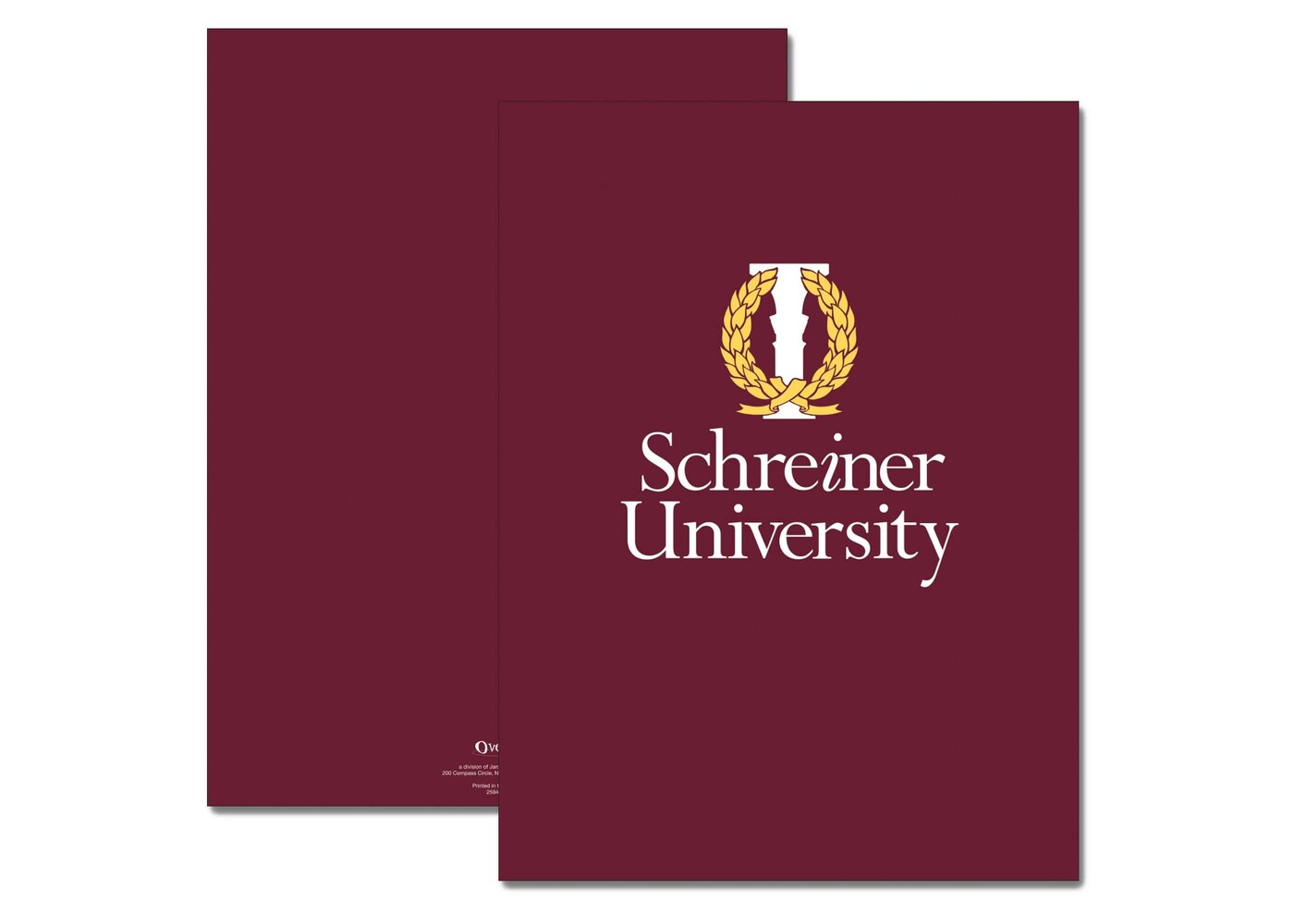 Schreiner Pocket Folder w/Crest