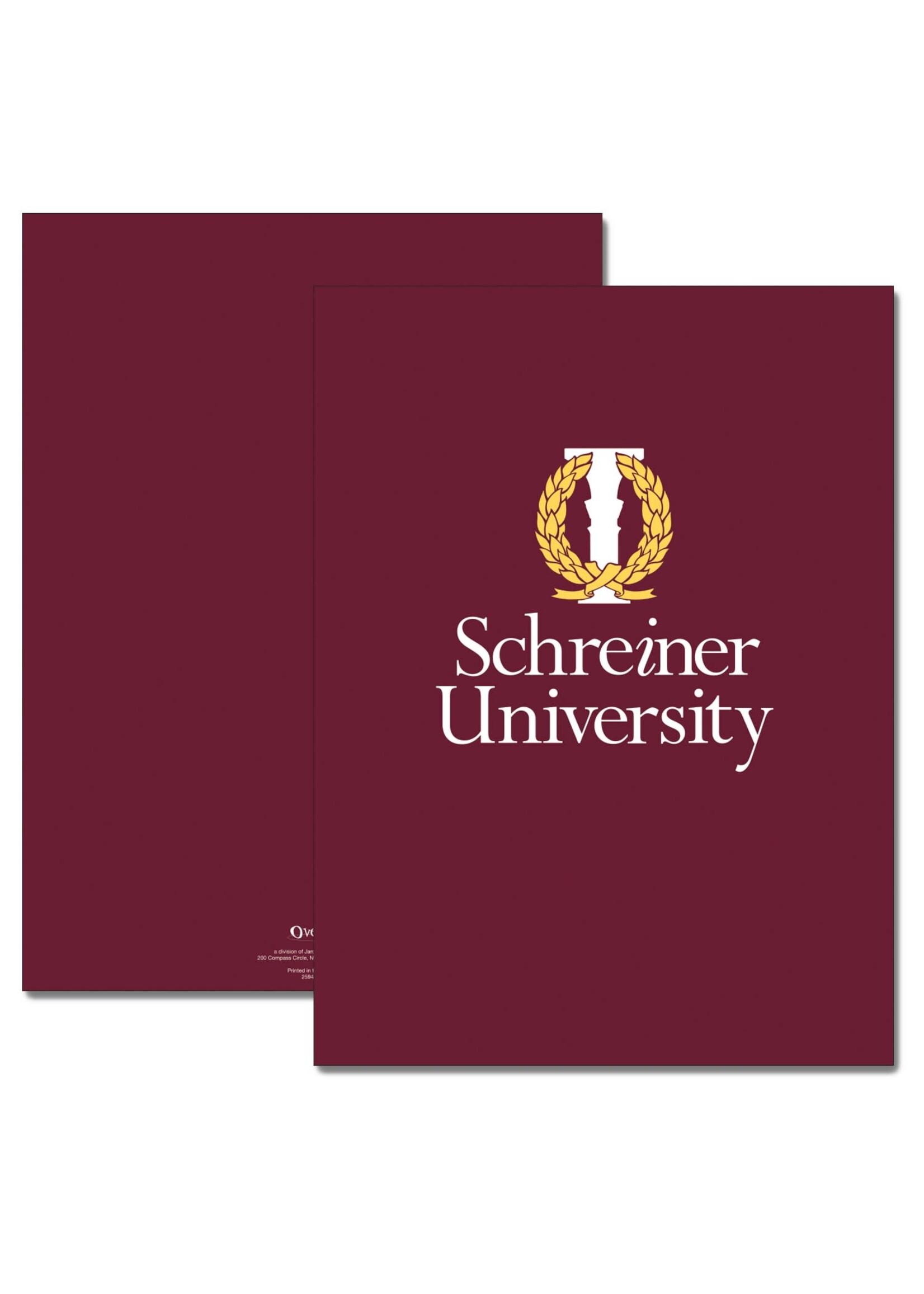 Schreiner Pocket Folder w/Crest