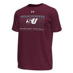 Under Armour Schreiner Mountaineers UA Stretch Tech Football Tee