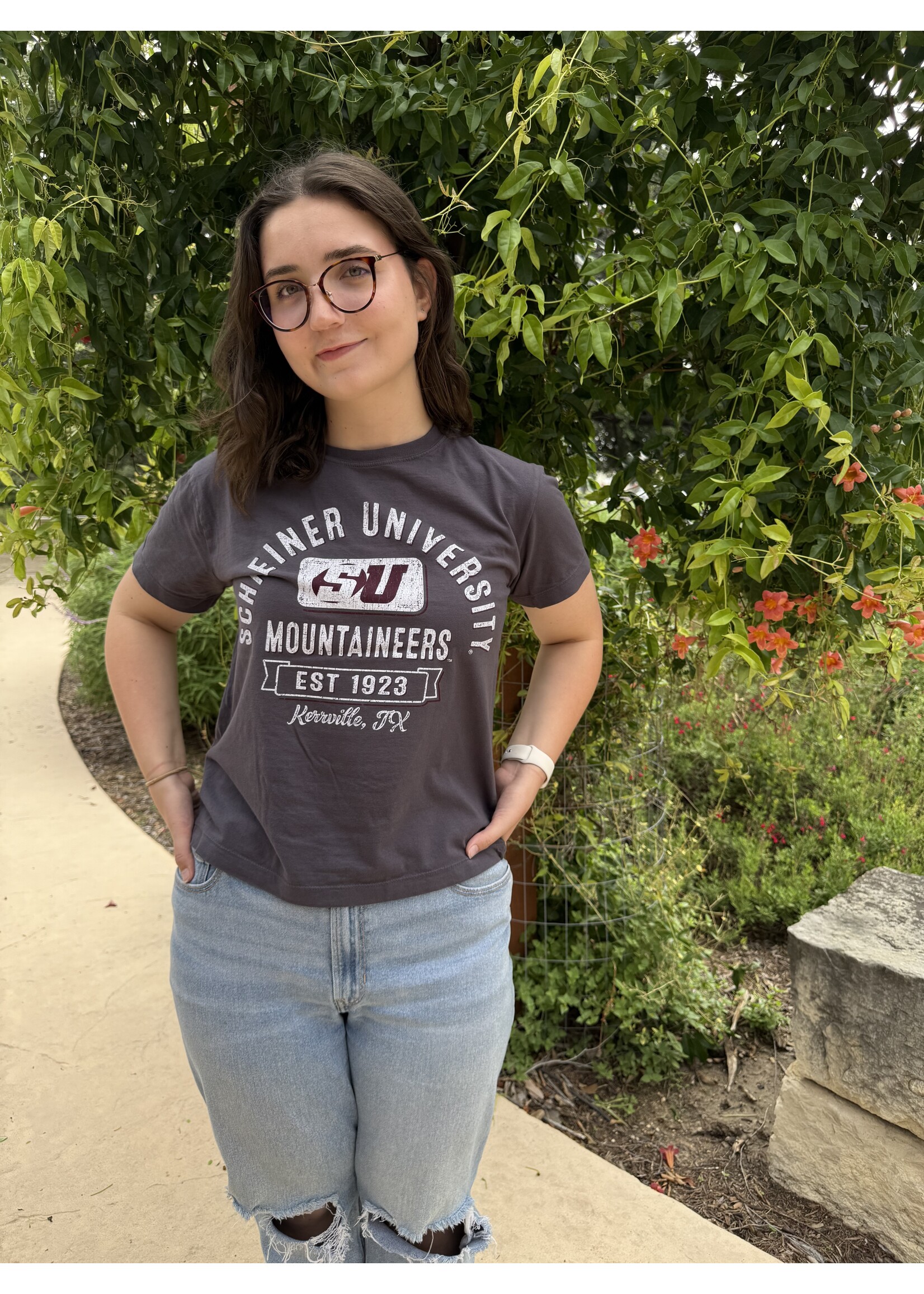 Blue84 Schreiner Women's Dyed Tee Coal