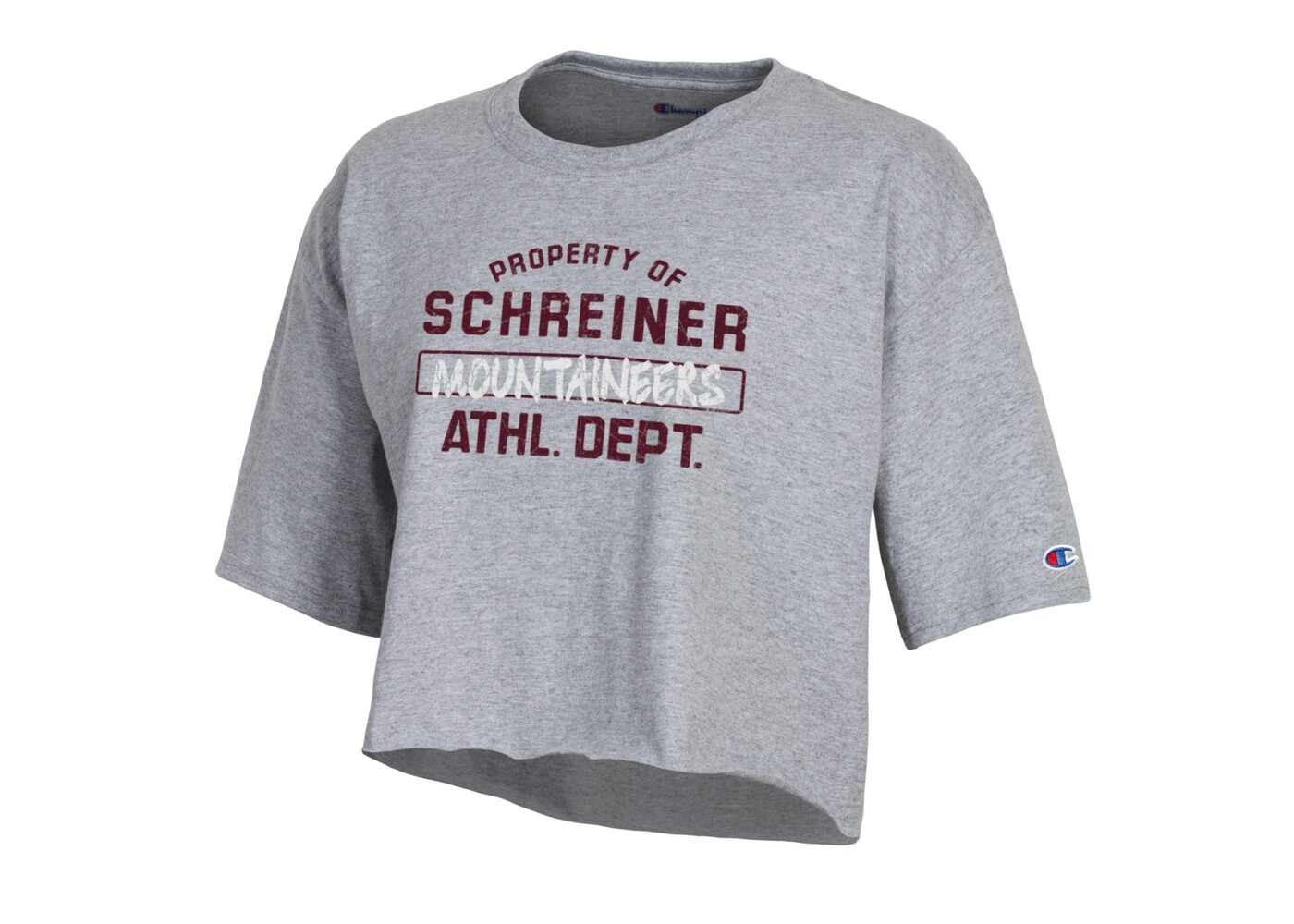 Champion Champion Schreiner Mountaineers Boyfriend  Crop Tee