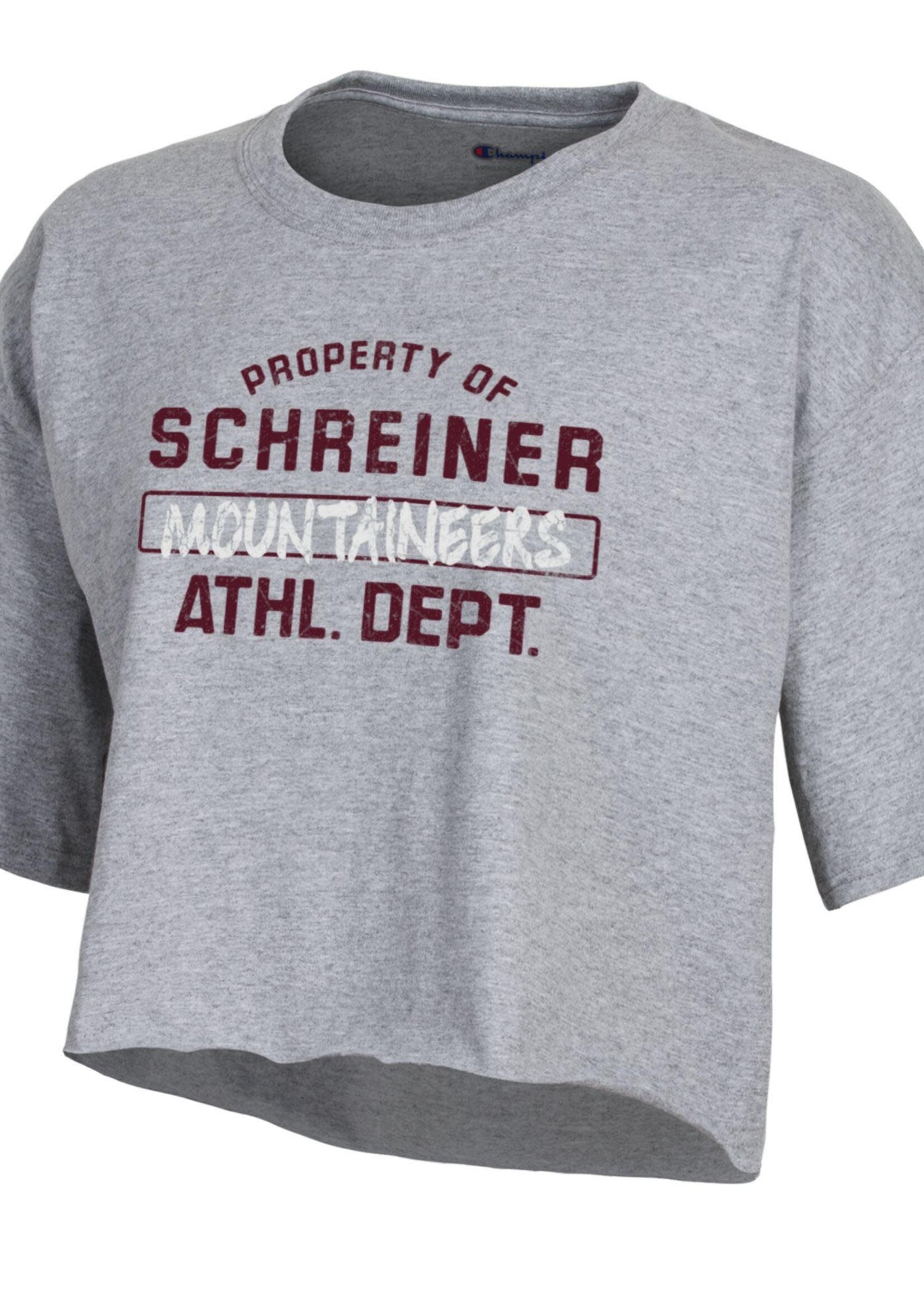 Champion Champion Schreiner Mountaineers Boyfriend  Crop Tee
