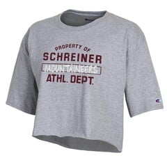 Champion Champion Schreiner Mountaineers Boyfriend  Crop Tee