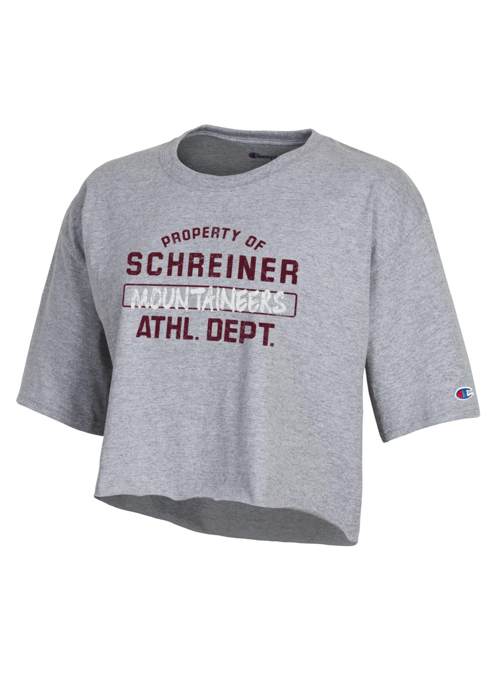 Champion Champion Schreiner Mountaineers Boyfriend  Crop Tee
