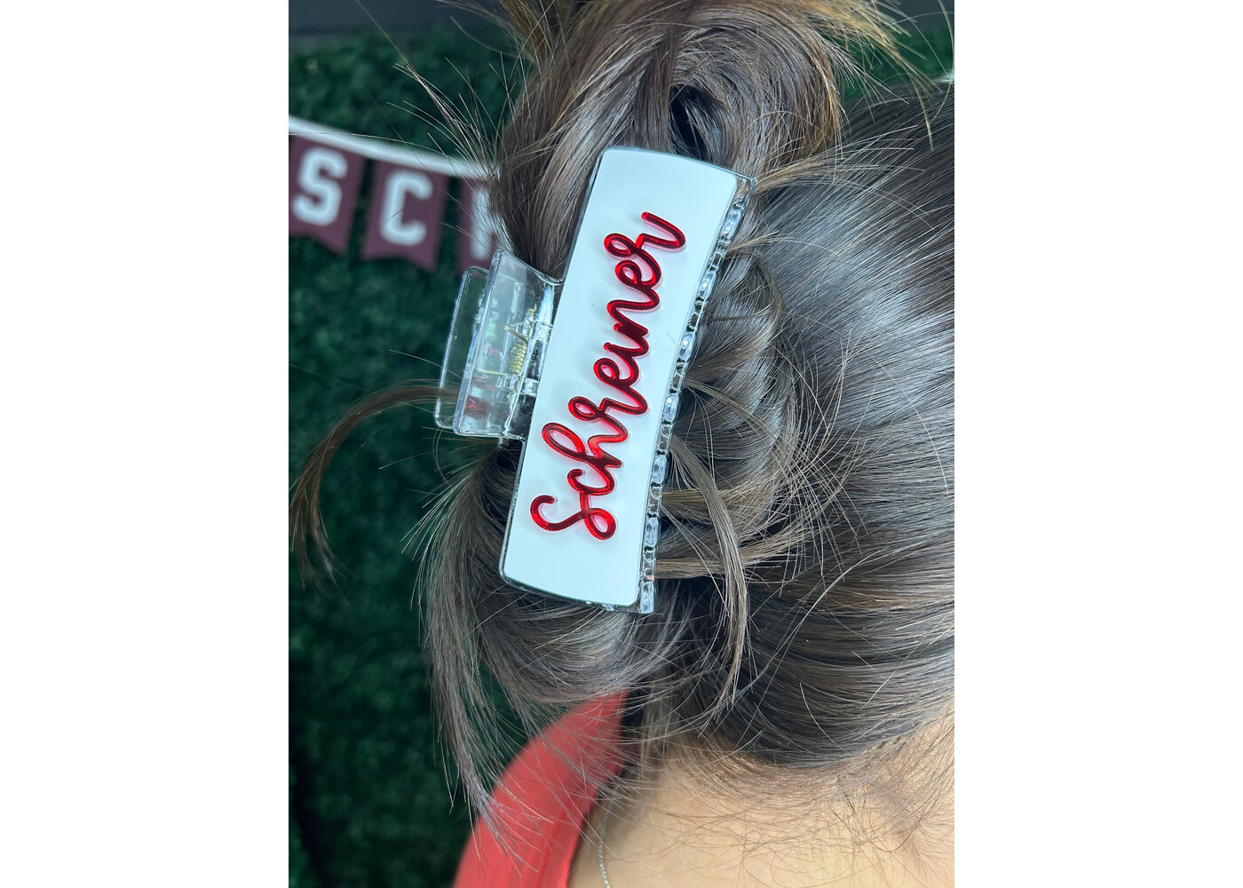 TLD Designs TLD Designs Schreiner Game Day Large Hairclip