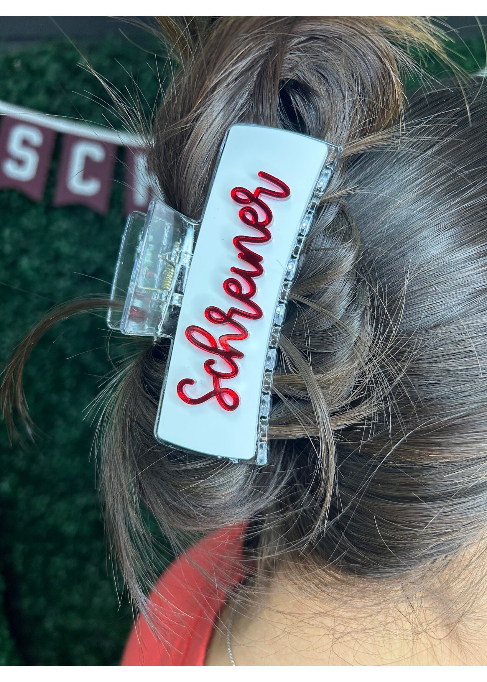 TLD Designs TLD Designs Schreiner Game Day Large Hairclip