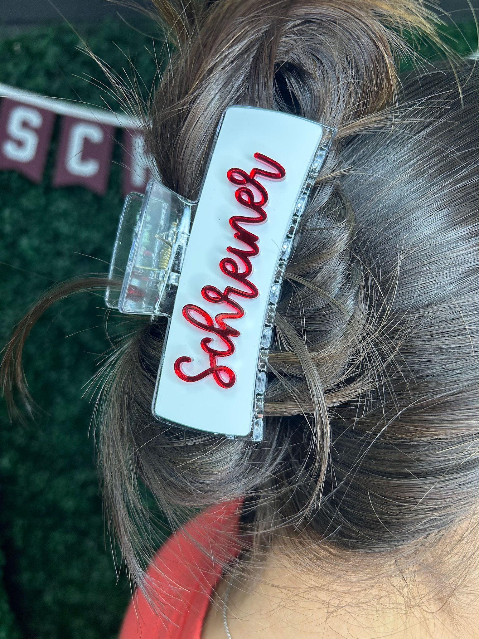 TLD Designs TLD Designs Schreiner Game Day Large Hairclip