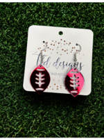 TLD Designs TLD Designs Schreiner Football Acrylic Earrings